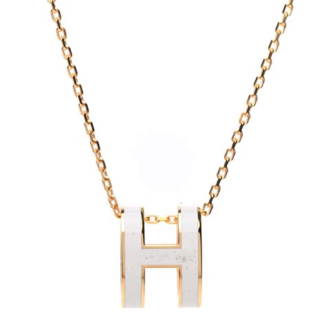 hermes pop h pendant necklace